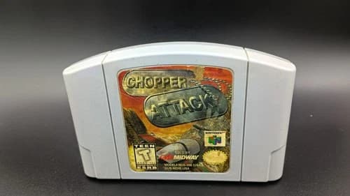 Chopper Attack Nintendo 64 N64 Authentic Tested Midway