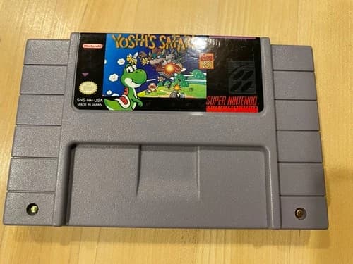 1993 Authentic Super Nintendo Yoshi's Safari SNES