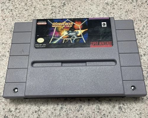 WarpSpeed (Super Nintendo SNES, 1992) Authentic Shooter Game Cartridge TESTED