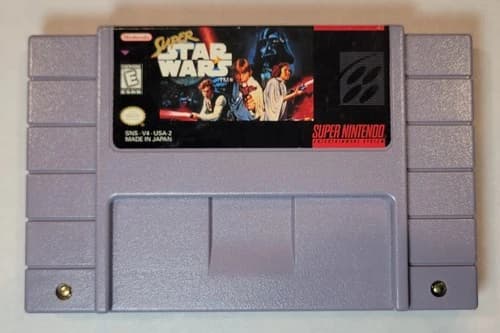 1996 Super Star Wars Nintendo SNES Video Game Cartridge Only OEM Cart Tested