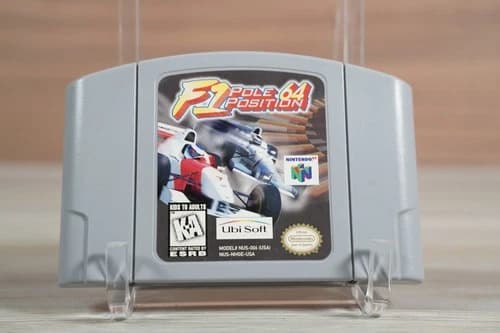 F1 Pole Position 64 (Nintendo 64, N64) CLEAN Authentic!