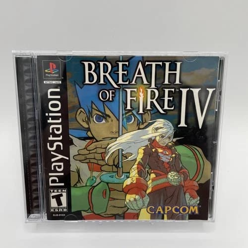 Breath of Fire IV 4 PS1 PlayStation 1 Complete CIB VG