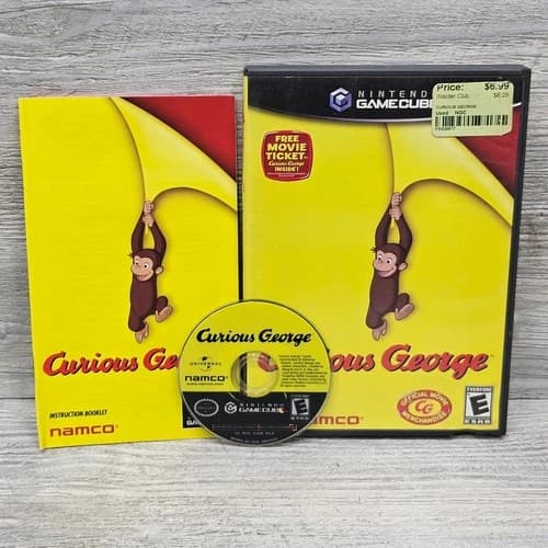 Curious George Nintendo GameCube Complete CIB Tested Working Action Adventure