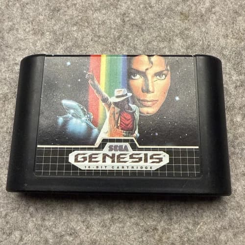 Michael Jackson's Moonwalker Sega Genesis Retro Vintage Game Only
