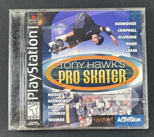 Sony PlayStation 1 PS1 - Tony Hawk's Pro Skater (1999) - CIB, Tested, Working