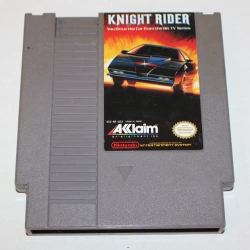 Knight Rider - Authentic! Tested and Working! (NES, 1989)