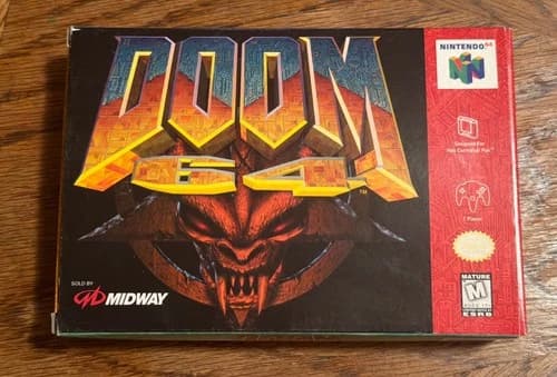 Nintendo 64 N64 Game Doom 64 CIB Complete In Box