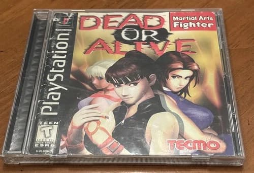Dead or Alive (Sony PlayStation 1, 1998) CIB With Wear, See Pics - Tested