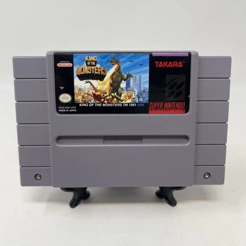 King of the Monsters Super Nintendo SNES Authentic (Cart Only) - Tested & Works