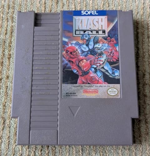 Klash Ball Nintendo NES Cartridge Only Tested Working Klashball