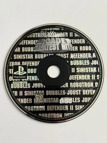 Williams Arcade's Greatest Hits (PlayStation 1 PS1, 1996) Disc Only