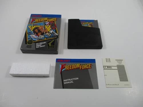 FREEDOM FORCE Nintendo NES Game Complete In Box Authentic!