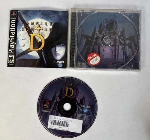 Vampire Hunter D (Sony PlayStation 1, 2000) PS1 CIB Complete Anime