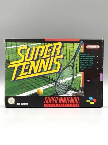 Super Tennis SNES CIB Condition: Good