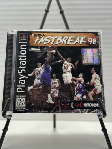NBA Fastbreak '98 (Sony PlayStation 1) CIB Complete!