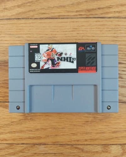 NHL 97 - SNES Game EA Sports Hockey Exhibition Retro Classic Works Fast Shipping
