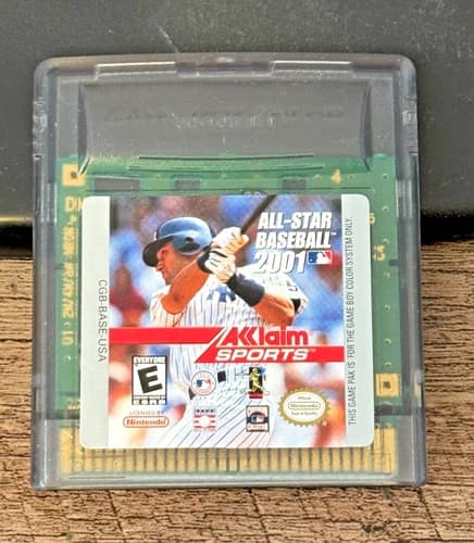 All-Star Baseball 2001 (Nintendo Game Boy Color ) Game Cartridge - Tested