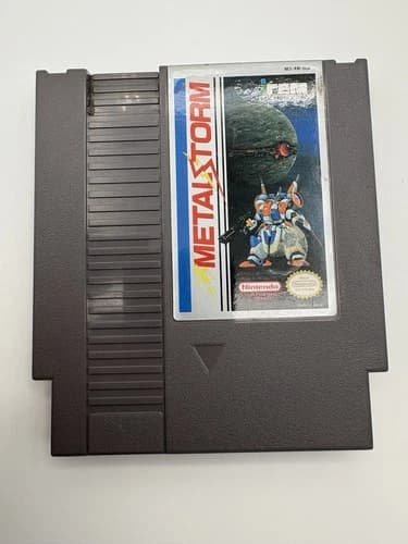 Metal Storm Nintendo NES Authentic Cartridge Only - Tested CLEAN! RARE!