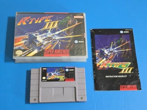303: R-Type III 3 (Super Nintendo SNES, 1994) CIB Authentic Tested Rental Box