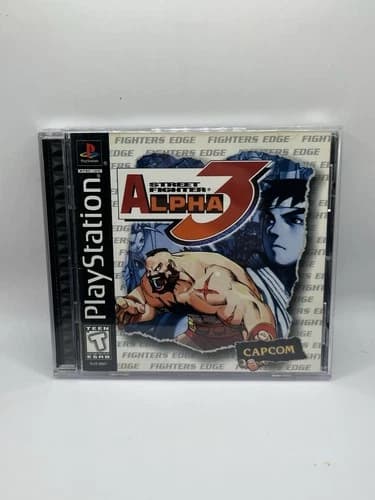 Street Fighter Alpha 3 - Sony PlayStation 1 PS1 CIB Complete W/ Reg Card Tested