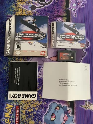 Shaun Palmer’s Pro Snowboarder CIB Complete In Box Nintendo GBA Game Boy Advance