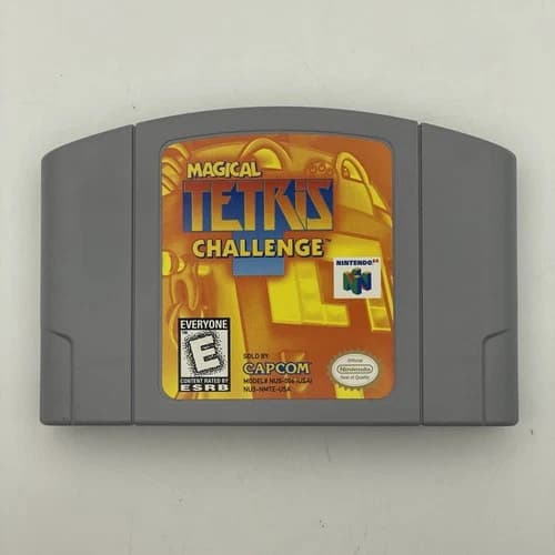 Magical Tetris Challenge Nintendo 64 N64 1998 Edition Authentic Tested