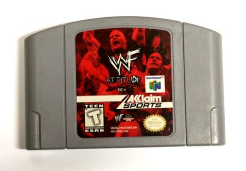 WWF Attitude (Nintendo 64, 1999) N64 TESTED