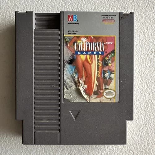 California Games (Nintendo Entertainment System NES) Pat. pend. 1985