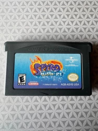 Spyro: Season of Ice (Nintendo GameBoy Advance, GBA, 2001) Authentic Tested!