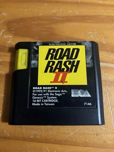 Road Rash II 2 Sega Genesis Used Cartridge Only Tested Authentic