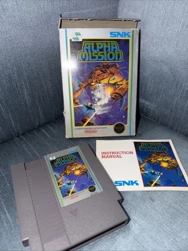 Alpha Mission NES CIB Complete In Box