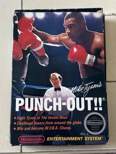 Mike Tyson's Punch-Out Complete w Letter (Nintendo Entertainment System, 1987)