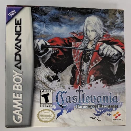 Castlevania Harmony of Dissonance For Nintendo Game Boy Advance GBA CIB