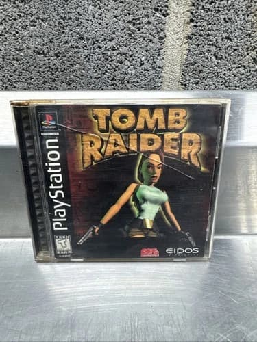 Tomb Raider PS1 (Sony PlayStation 1, 1996) - CIB - Complete Black Label