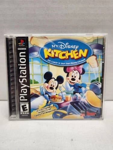 My Disney Kitchen (Sony PlayStation 1) PS1 Video Game Bam CIB TESTED