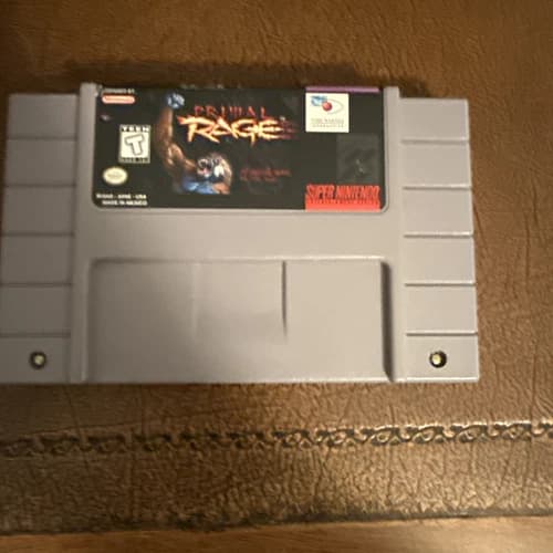 Primal Rage (Super Nintendo Entertainment System, 1995) SNES Authentic Tested