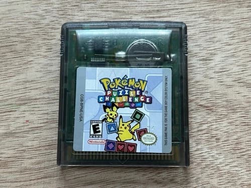 Pokemon Puzzle Challenge Nintendo Gameboy Color GBC