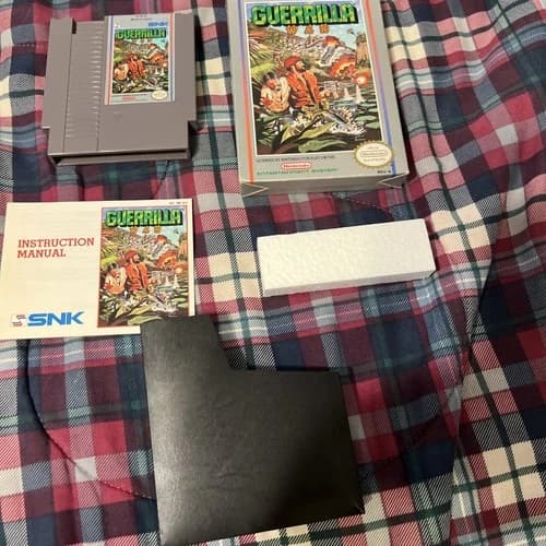 Guerrilla War NES Nintendo Complete CIB! Authentic! Good Condition! Rare!