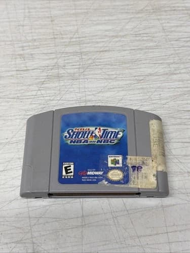 NBA Showtime: NBA On NBC N64 1999 Authentic Game Tested Working Cartridge Only
