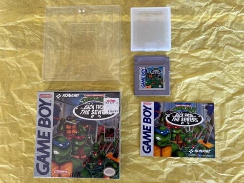 Teenage Mutant Ninja Turtles 2 II: Back From The Sewers (Game Boy) Complete CIB