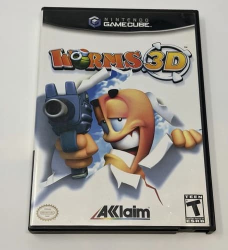 Worms 3D (Nintendo GameCube, 2004) CIB Complete