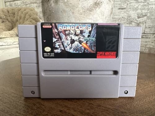Robocop 3 - Super Nintendo - SNES Authentic - Tested - Vintage - Video Game