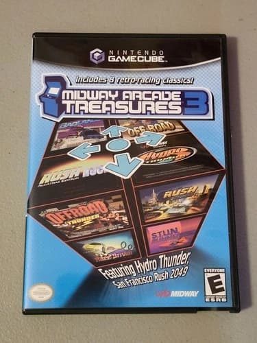 Midway Arcade Treasures 3 (Nintendo GameCube, 2005) CIB