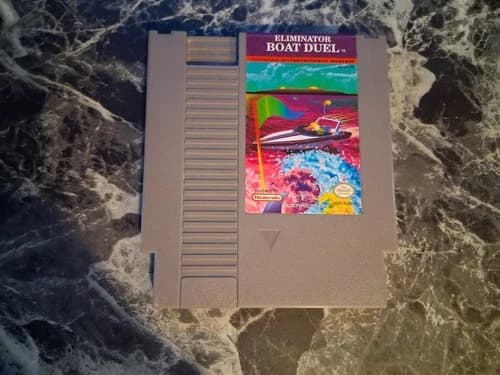 Eliminator Boat Duel Nintendo NES Authentic Tested Contacts Cleaned