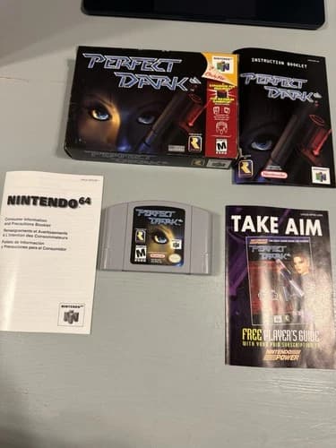 Perfect Dark - Nintendo 64 (N64) Complete CIB Tested Working