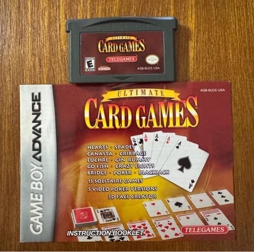 Nintendo Game Boy Advance Ultimate Card Games USED