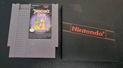 Nes Dragon's Lair Nintendo Authentic Tested Cleaned Great Condition Works Great