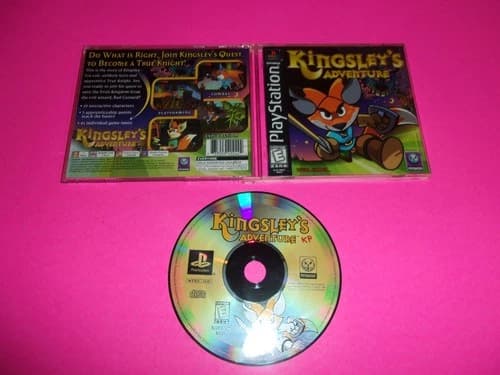 Kingsley's Adventure (Sony PS1, 1999) Complete CIB w/ Reg. Card, Tested