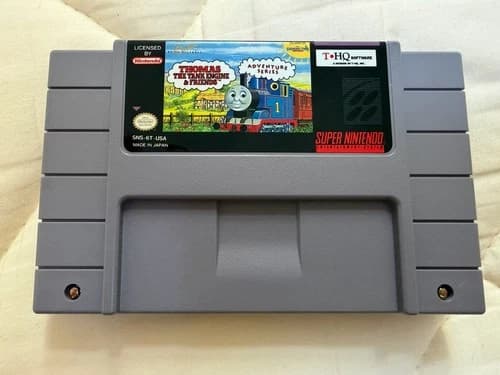Thomas the Tank Engine & Friends Super Nintendo 1993 SNES Tested Authentic