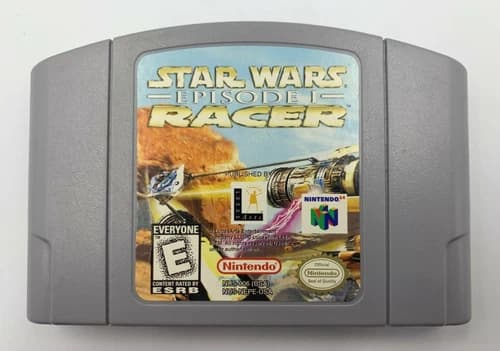 Star Wars Episode I Racer, Nintendo 64, Authentic N64 Game, CLEANED & TESTED